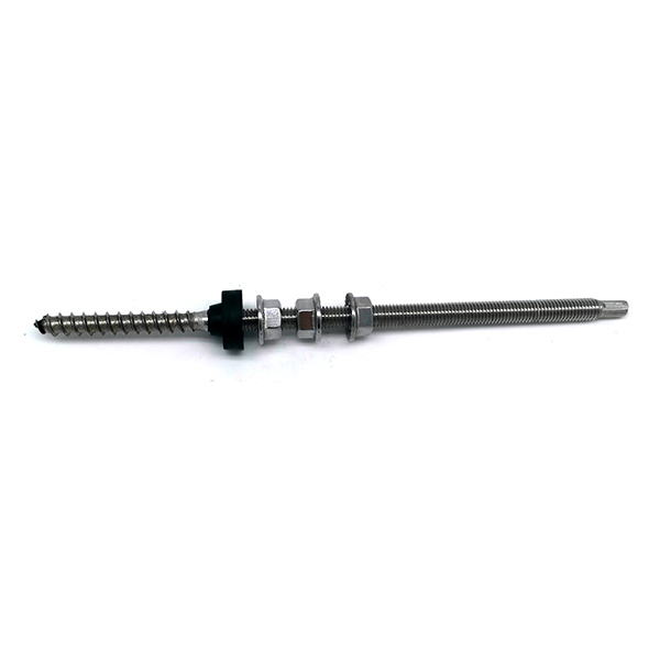 INOX A2 INOX A4 Adjustable Stainless Steel Hanger Bolt for PV Mounting Systems