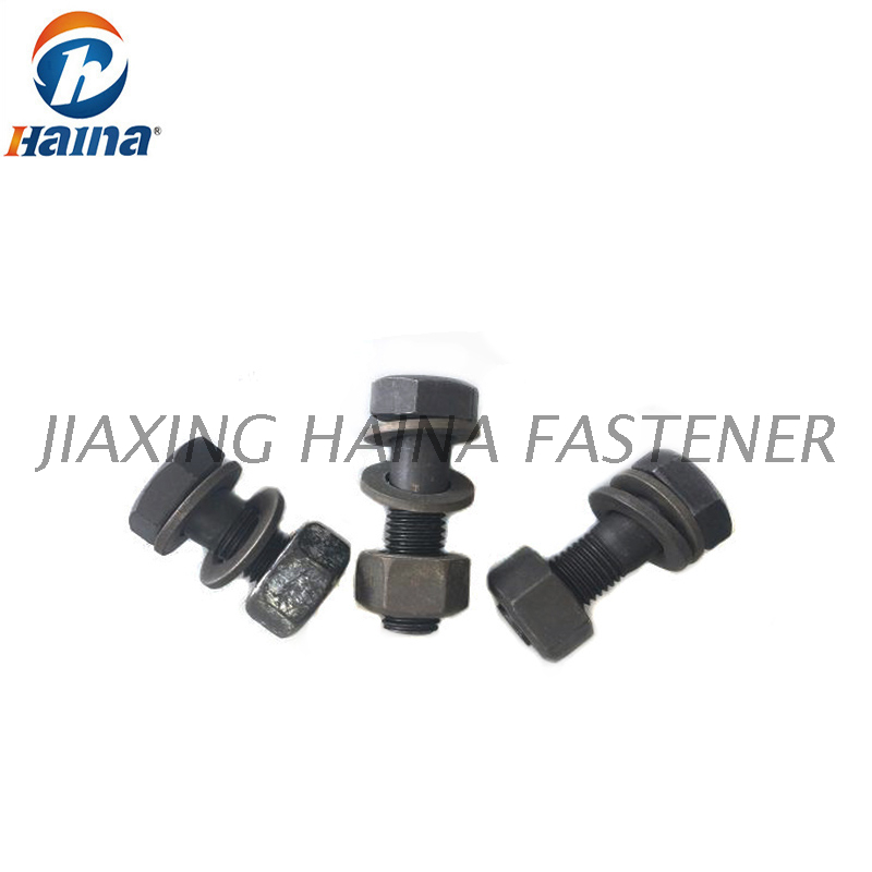 High-Strength Gr. 8.8 Gr.10.9, Gr.12.9 Hexagon Bolts DIN6914 with Large Widths Across Flats for Structural Bolting 