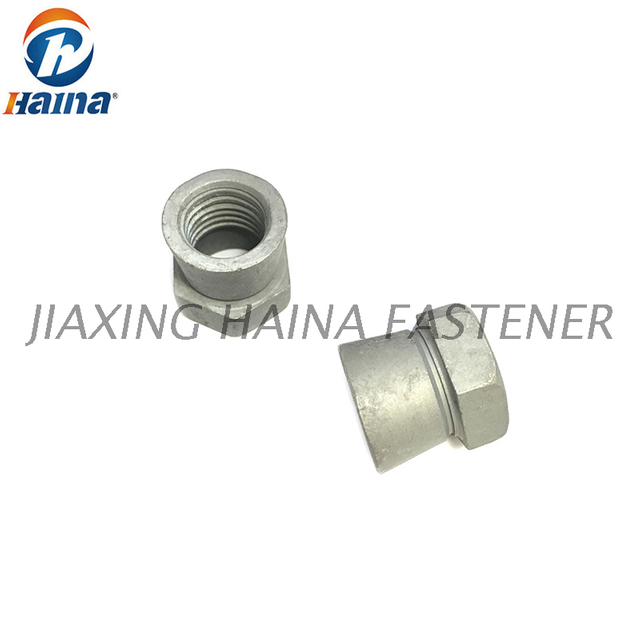 M8 Carbon Steel Hot Dip Galvanized Security Shear Nut 