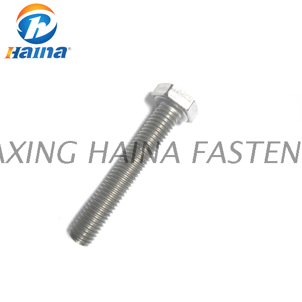 Stainless Steel A4-80 SS304 SS316 DIN933 Hex Bolt