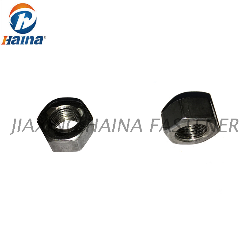 ASTM 1/2" 3/8" 9/16" Gr2 Plain Lock Nut Hexagon Prevailing Torque Nuts 