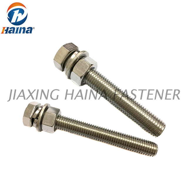 SS304 SS316 SS316L 1/2 3/8 ASME/ANSI B 18.2.1 Stainless Steel Hex Cap Screws