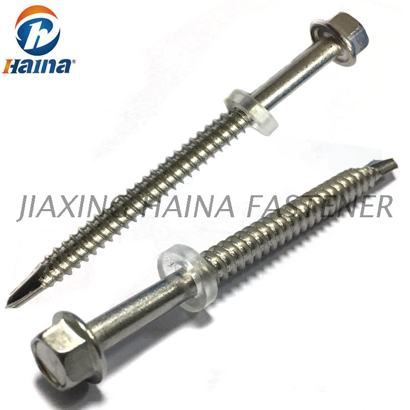 Hex Flange Head A2 A4 Stainless Steel Self Drilling Screws