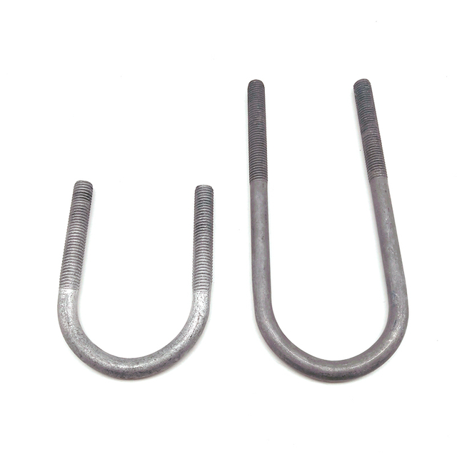 Grade 2/5 galvanized carbon steel U bolt for tower and hardware of transimission lines